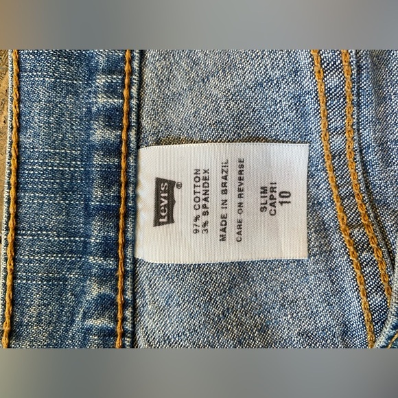 Levi’s slim capri vintage jeans - Picture 4 of 9